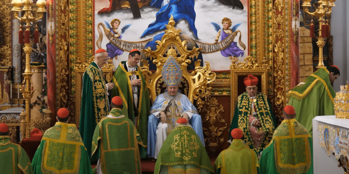 Vídeo da Missa Pontifical, Ano Novo, 1 de janeiro de 2024