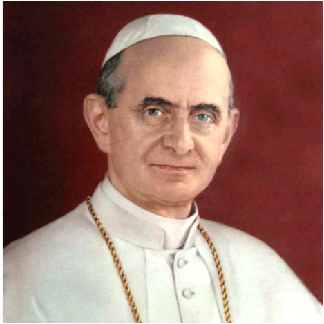 O Papa São<br>Paulo VI
