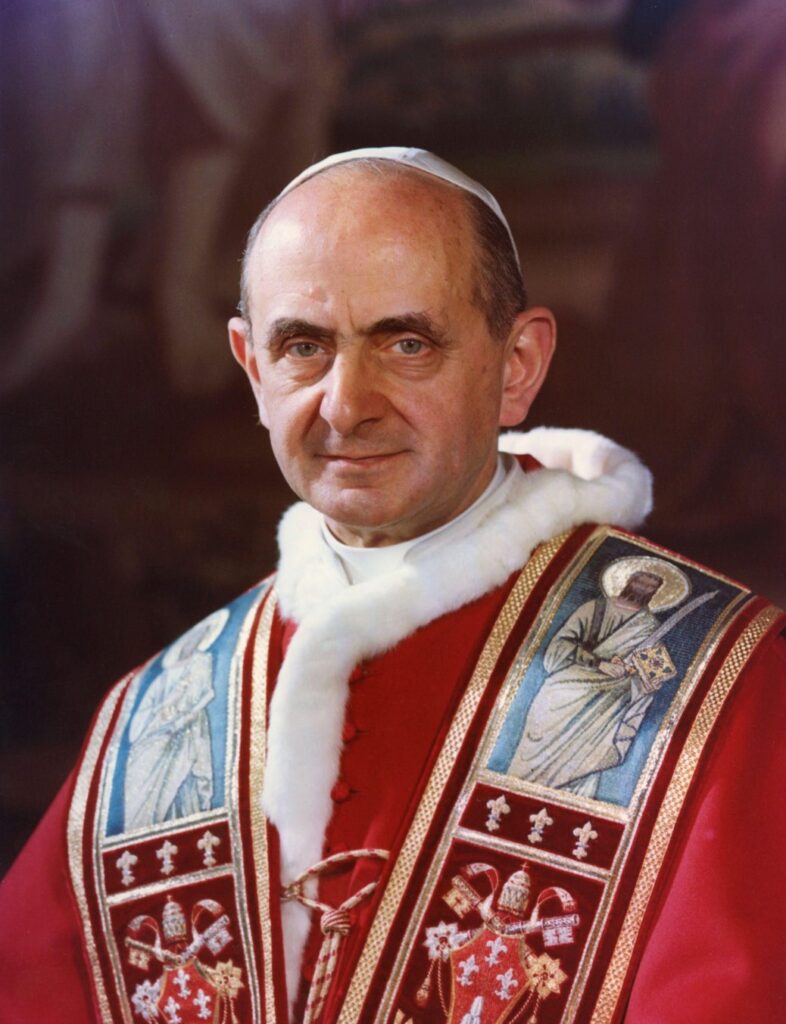 O Papa São<br>Paulo VI